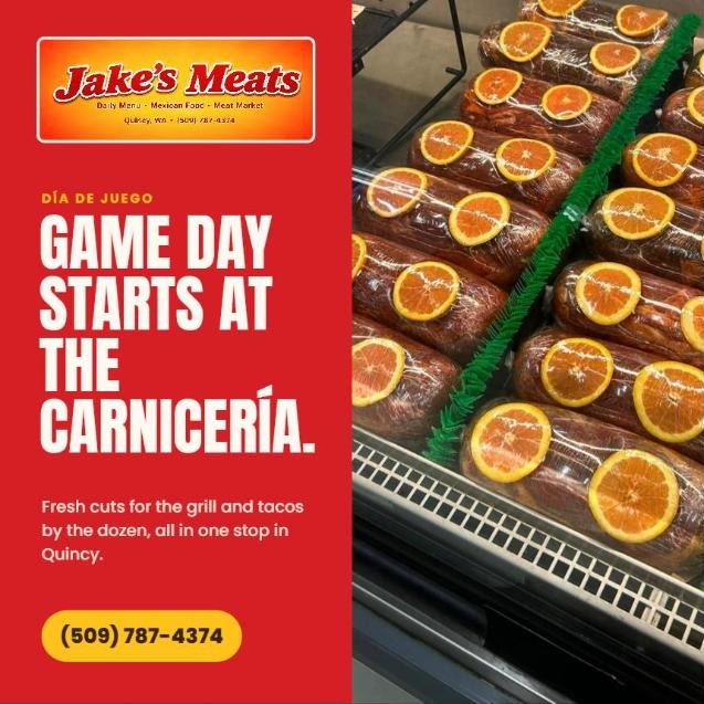 Social media post designed for Jake's Meats