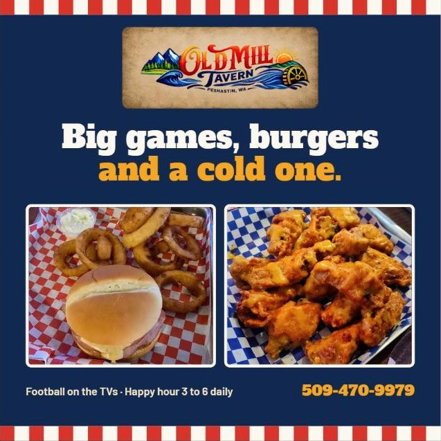 Social media post designed for Old Mill Tavern