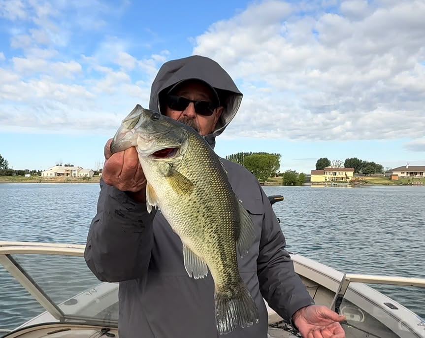 Dave holding a largemouth bass